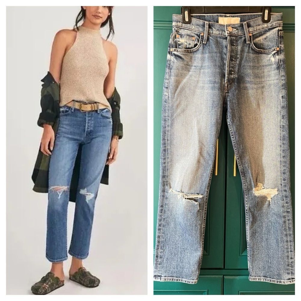 MOTHER Superior The Tomcat Straight Leg Jeans | Vintage Inspired Denim Sz 26